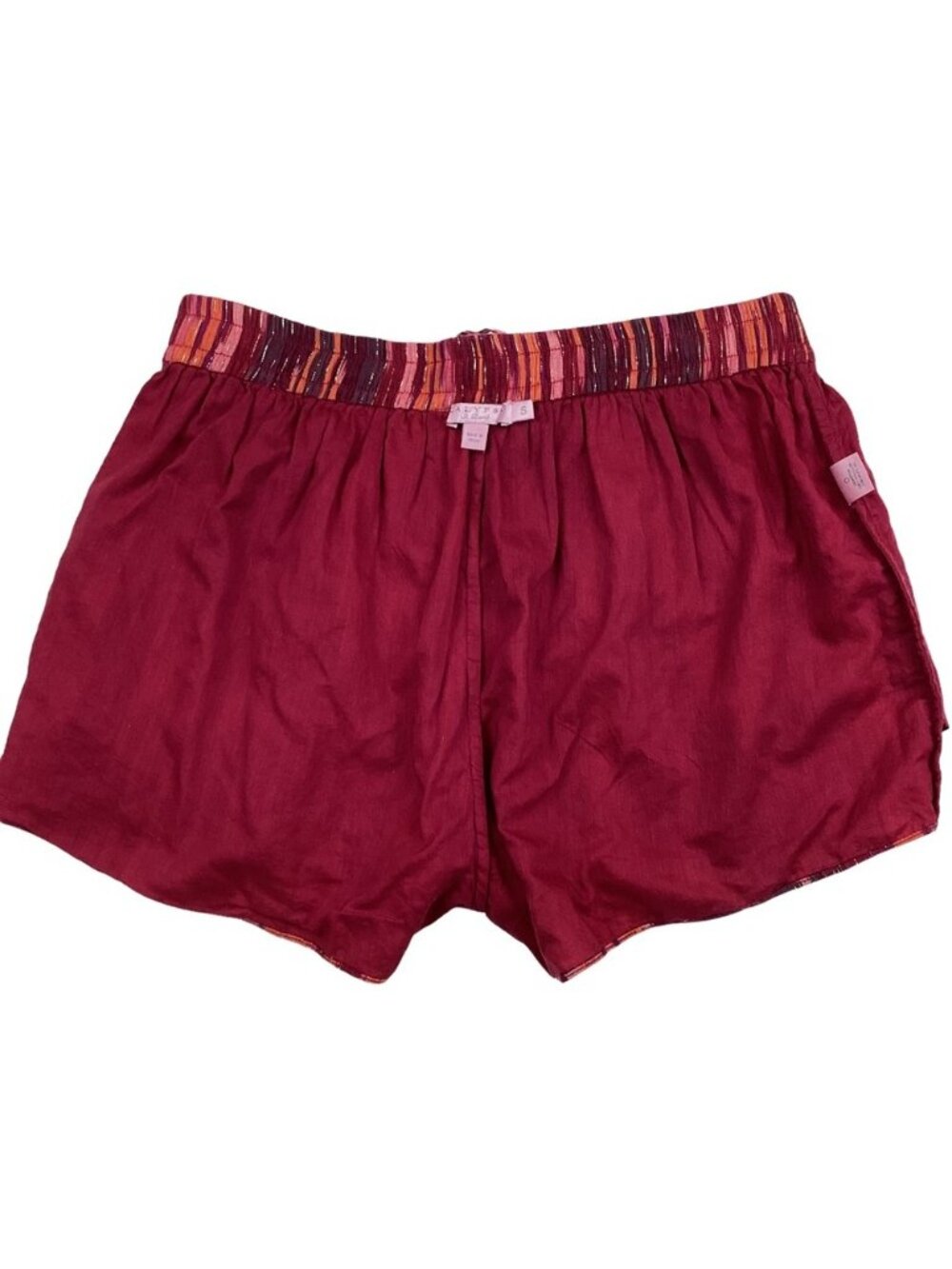 CALYPSO St. Barth 100% Cotton Striped Lined Shorts Womens Small - Like New - Picture 8 of 11